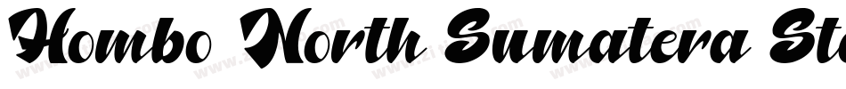 Hombo-North Sumatera Stone字体转换